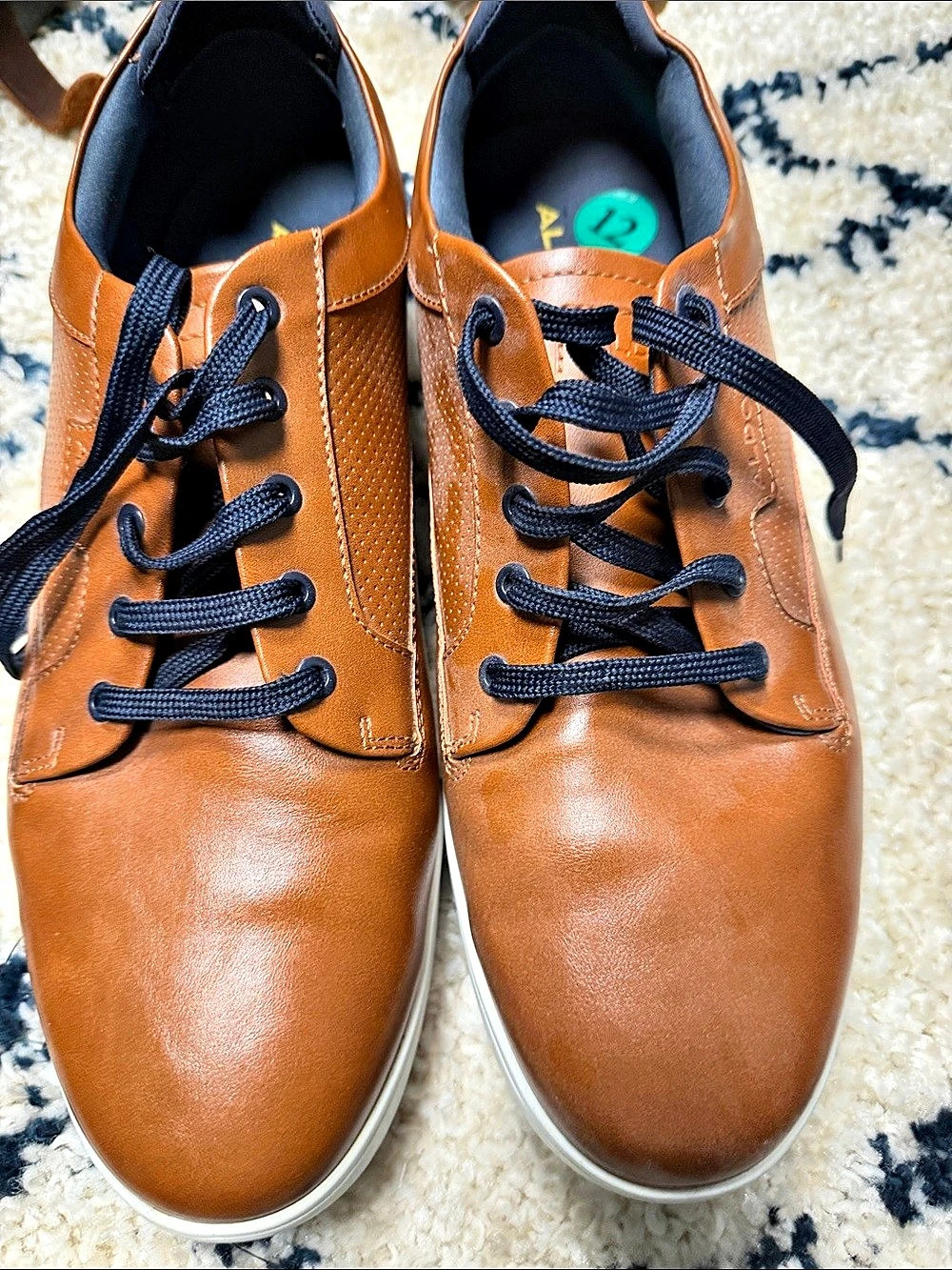 ALDO Magnus Low Top Sneaker Men's Brown & White Sneakers